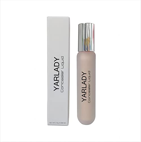 YARLADY Long Lasting Concealer 2pcs, Full Coverage & Natural Finish, Liquid Multi-Use Concealer,cover spots,dark eye circles,acne prin,Foundation Full Coverage Concealer, 10ml 24HR Matte Oil Control Concealer 2color/set(1#&6#)