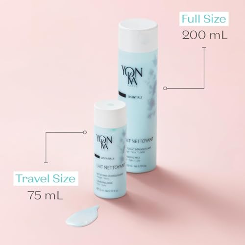 Yonka Lait Nettoyant Facial Cleanser, Gentle Milk Cleanser & Makeup Remover, Daily Plant Based Wash, Moisturize and Balance Skins pH, All Skin Types, Paraben-Free