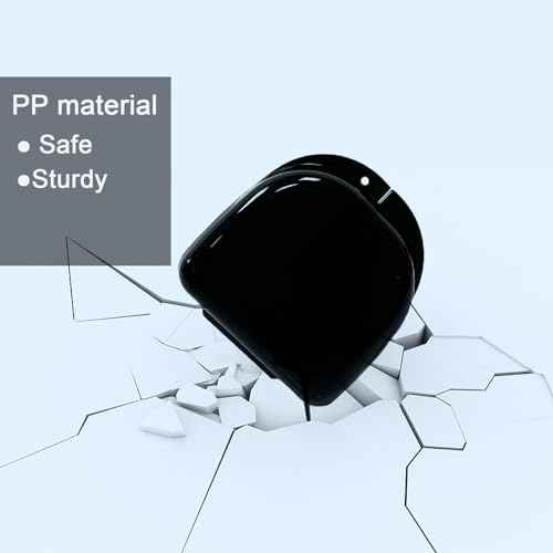 10 Pack Retainer Case,Dental Retainer Box with Vent Holes,Multicolor Storage Container for Aligner Mouth Guard Denture Box (Black)