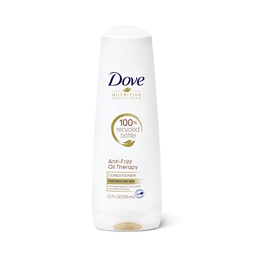Dove Nutritive Solutions Dry Hair Conditioner for Frizzy, Unruly Hair Oil Therapy with Nutri-Oils Moisturizing Conditioner Formula for Smooth Hair 12 oz