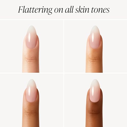 Soft Gel Press On Nails - 30 Pc Kit, Nude Pink Almond