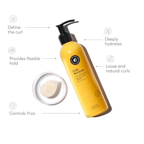 Curl Booster Gel for Curly Hair - Frizz-Free Definition with Argan Oil - 250ml