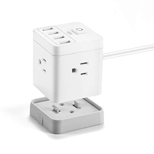 KMC Surge Protector Power Cube with 4 USB Ports