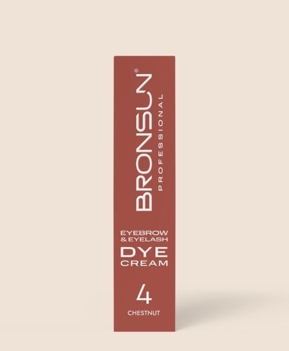 Bronsun Hybrid Cream Dye #4 Chestnut - Ammonia-Free, 0.51oz