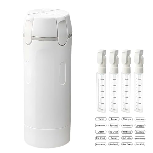4-in-1 Travel Dispenser Bottle Set with 30ML Containers