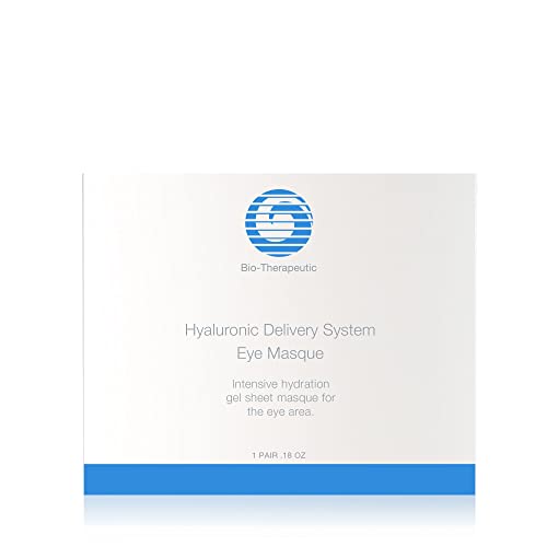 Bio-Therapeutic Hyaluronic Delivery Eye Masques 10 Pairs of Under Eye Patches - Moisturizing Under Eye Masque, Hydrating Skin Care Made with Marine Algae, Fragrance Free