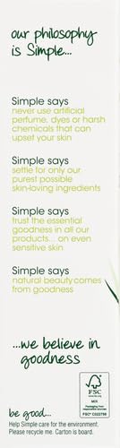 Simple Kind to Skin Face Moisturizer For Sensitive Skin Replenishing Rich 12-Hour Moisturization for All Skin Types 4.2 oz