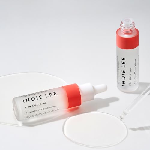 Indie Lee Stem Cell Serum - Rejuvenating Botanicals for Face with Bamboo Extract + Hyaluronic Acid to Combat Visible Signs of Aging, Hydrate + Moisturize (1oz / 30ml)