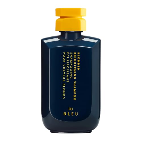 R+Co BLEU Blonded Brightening Shampoo ? Neutralizes Yellow Tones, Deposits Pigments Evenly, Moisturizes, Repairs Color-Treated Hair, Antioxidant-Rich Formula, 8.5 oz