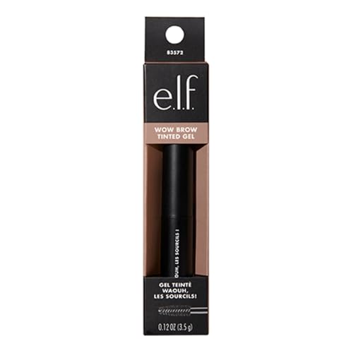 e.l.f. Wow Brow Gel Taupe - Fiber-Infused Wax-Gel, 2 Pack