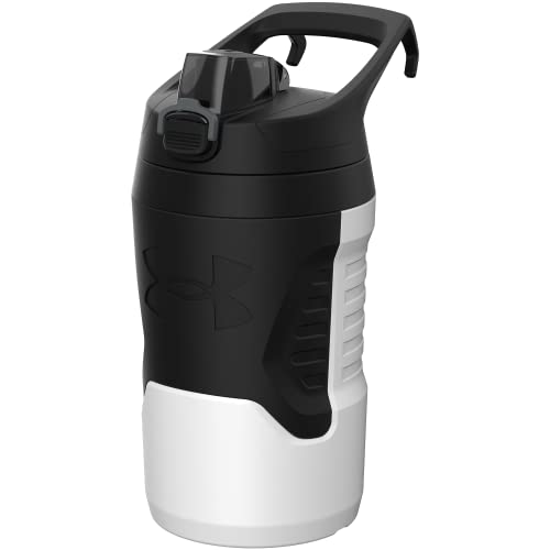 Under Armour Sports Water Jug, 32 oz Insulated Water Bottle w/Handle, Fence Hook, Leak Resistant, Baseball, Football & More