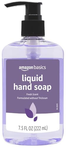 Amazon Basics Original Fresh Liquid Hand Soap with Moisturizers - 7.5 Fl Oz Pack of 6