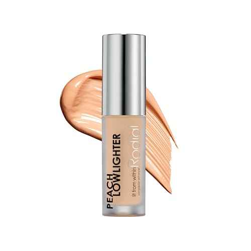 Rodial Peach Lowlighter Travel Size 0.05 fl oz Mini Hydrating Under Eye Brightener & Peach Color Corrector With Hyaluronic Acid, Vitamin E & Caffeine for Soft, Natural Radiance
