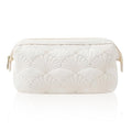 Wudygirl Puffy Makeup Bag with 3 Pockets - Travel Cosmetic Organizer