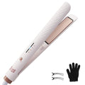 QUICO Travel Hair Straightener with Adjustable Temp & Clips