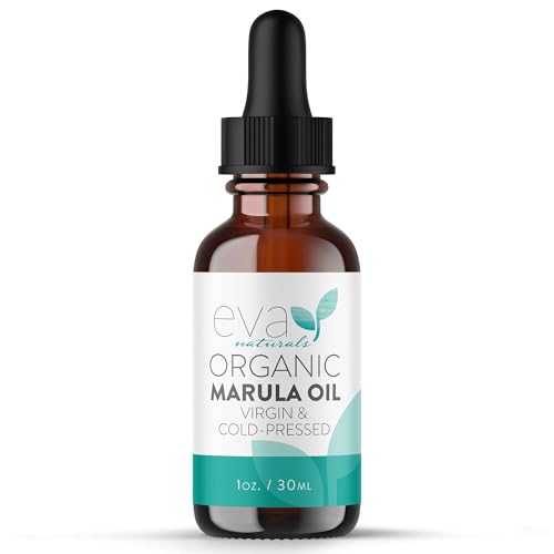 Eva Naturals Marula Oil ? 100% Pure Cold Pressed Oil for Face, Hair, Skin & Body ? Lightweight Facial & Massage Serum ? Moisturizer for Aging Care, Gua Sha & Beard Use ? 1 Oz