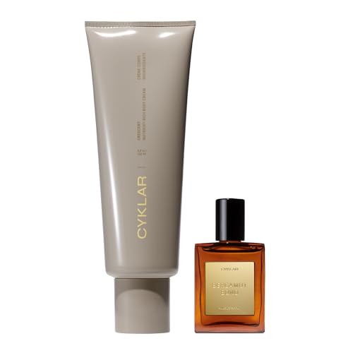 CYKLAR Nutrient Rich Body Cream. Crescent Fragrance & Bergamot Bond Perfume Oil Roll-On Bundle