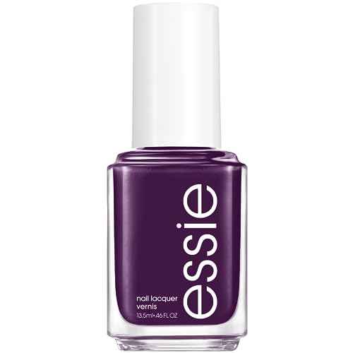 essie Salon-Quality Nail Polish, Vegan, Fall 2023, Dark Purple, Underground Ball, 0.46 fl oz