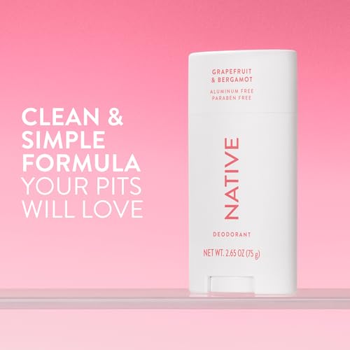 Native Aluminum-Free Deodorant for Women & Men 2.65oz Grapefruit & Bergamot - Pack of 1