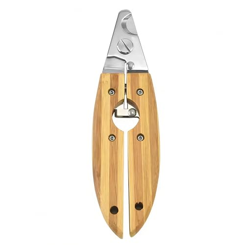 CooCoo Baby Nail Clippers for Dogs and Cats - Pet Grooming Tool with ABS Handle and Stainless Steel Blade, Eco-Friendly Bamboo Look, Safe Grip, Cat Collar, Dog Nail Trimmers, Dog Shoes