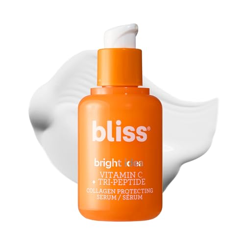 Bliss Clear Genius Clarifying Toner + Serum & Bright Idea Vitamin C + Tri-Peptide Collagen Boosting Serum - Clean - Vegan and Cruelty-Free Skincare