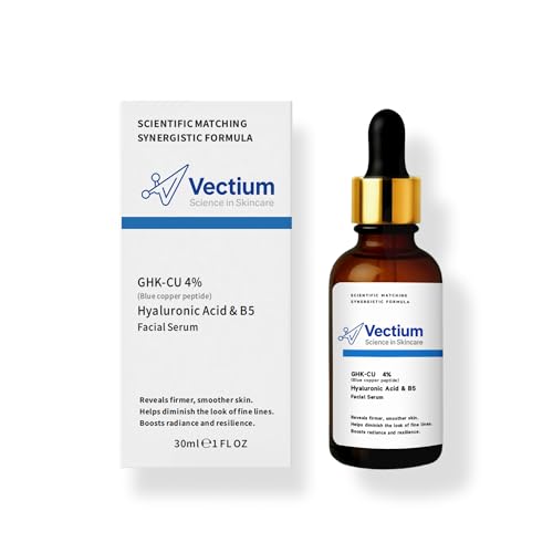 Blue Copper Peptide Serum 4% GHK-CU with Hyaluronic Acid & B5 - 30ml