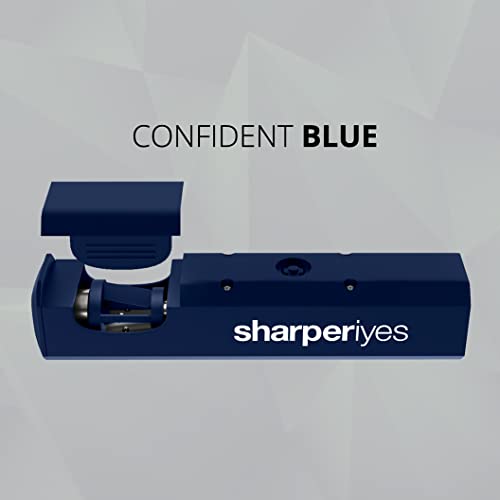 SharperIyes Automatic USB Rechargeable Cosmetic Pencil Sharpener (Blue)