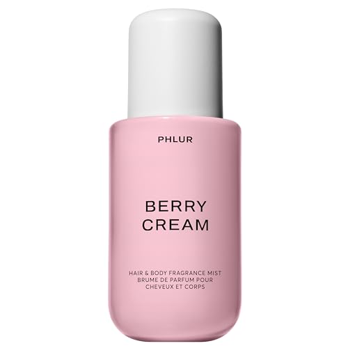 PHLUR Berry Cream Body Mist 8oz - Hair & Body Spray for Women