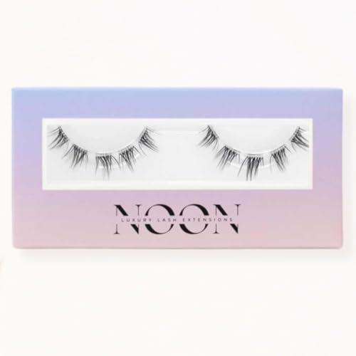 Happy Hour Silk Cluster Lashes - Natural Fluffiness, Waterproof & Sweatproof, Handmade For Sensitive Eyes, 100% Korean PBT Silk - 8mm, 10mm, 12mm, 14mm (14MM)