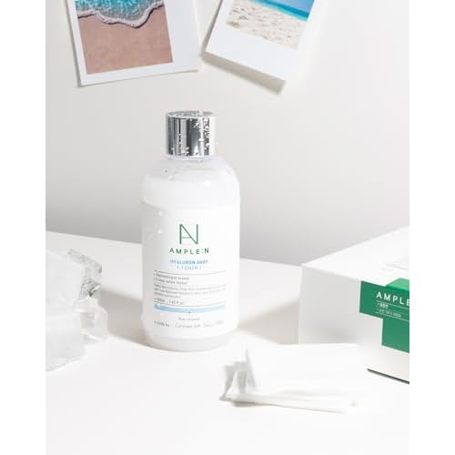 Hyaluron Shot Toner ? Korean Hyaluronic Acid and Ceramide Hydrating Face Toner - Moisturizing Essence for Minimizing Wrinkles ? Dewy Healthy Glow Skin Booster for Dry and Sensitive Skin, 7.43 fl.oz.