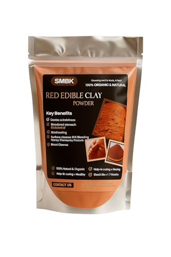 Red Clay Powder for Face Masks & Skincare - 7oz