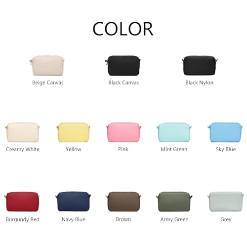 Travel Makeup Bag Organizer with Stand Up Design Navy Blue