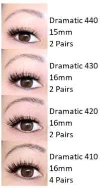 Starbesign Lashes Faux Mink 10 Pairs (Combo Dramatic)