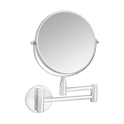 Wall Mount Vanity Mirror 1X/5X Magnification 360° Rotate