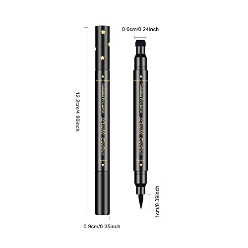 Ownest Double-End Eyeliner Stamp Pen - Waterproof Tattoo Makeup