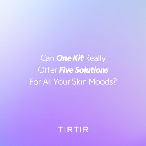 TIRTIR 5 Actives Power Serums Kit ? Korean Skin Care Set with Vitamin C, Niacinamide, Azelaic & Hyaluronic Acid, Hydrating Serum, Radiance Boost, Nourishment, Travel Essentials, Skincare Gift