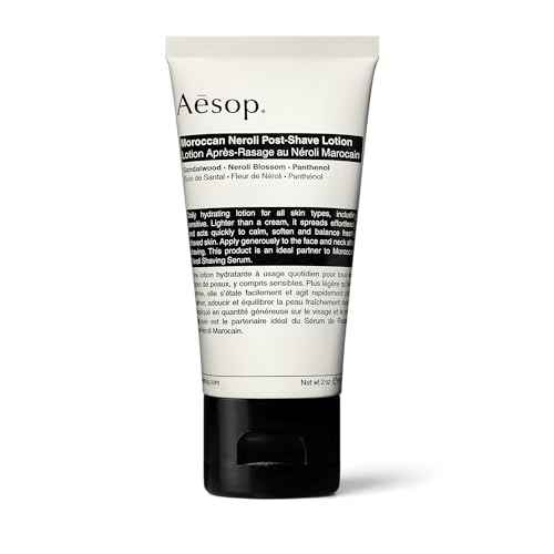 Aesop Moroccan Neroli Post Shave Lotion | Unisex Daily Hydrating Lotion Boosted With Botanical Oils | Balance Skin While Reducing Irritation and Aggravation | 2oz / 60mL