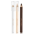 3-Piece Eyebrow Pencil & Eyeliner Set - Waterproof Long Lasting