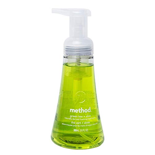 Method Foaming Hand Soap, Green Tea + Aloe, 10 Fl Oz (Pack of 1)