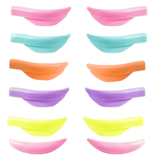 Lash Perm Rods Silicone Lash Lift Pads, Eyelash Lift Ribbon Eyelash Perm Curler Makeup Tools For Eyelash Lifting, Reusable Eye Patch & Lash Ribbon Salon Grade (colorful lift rods)