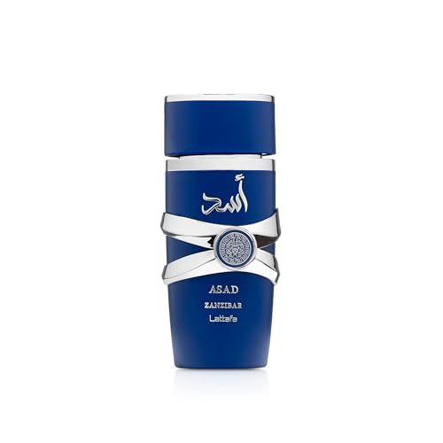 Lattafa Asad Zanzibar Eau de Parfum for Men, 3.4 oz