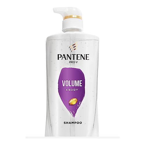 Pantene Volume Shampoo for Fine Hair, Volume & Body, Safe for Color-Treated Hair, 530 ml