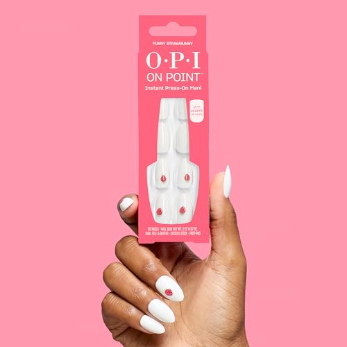 OPI On Point Press On Nails - Funny Strawbunny