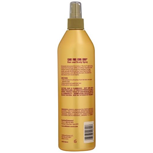 Softsheen-Carson Care Free Curl Gold Hair and Scalp Spray, 16 Fl oz