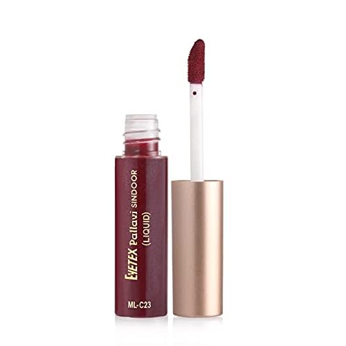 Eyetex Pallavi Sindoor Liquid, 7.5g (7.25mL) - Dark Maroon