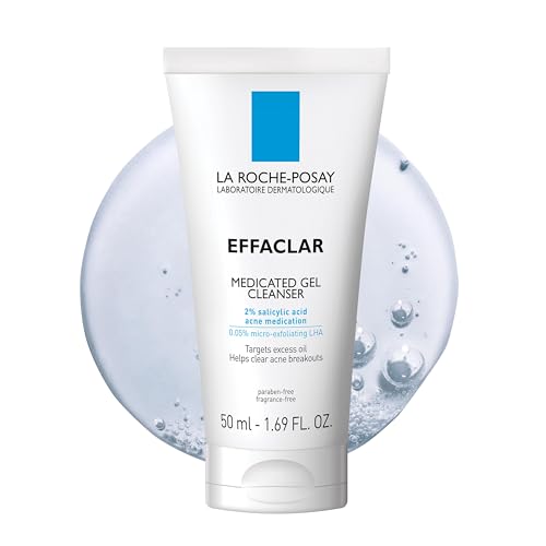 La Roche-Posay Effaclar Medicated Acne Face Wash 1.69 oz with Salicylic Acid