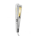 SHEGLAM Sleek Chic Twist Kiss Flat Iron - 2-in-1 Hair Straightener & Curling Iron, 1" Barrel, 60s Fast Heat, 20M Negative Ions, 5 Temp Settings, Travel-Friendly