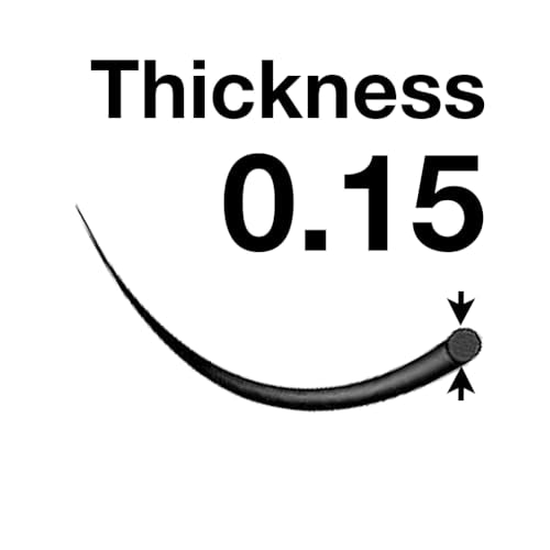 Eyelash Extensions 0.15mm Thickness D Curl Length 12mm Volume Individual eyelashes For Lash Extension(0.15,D,12mm)