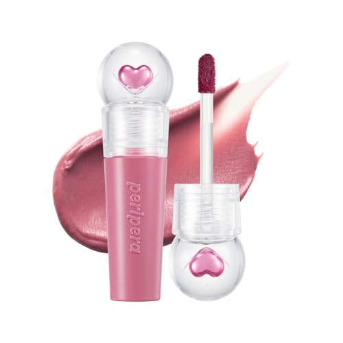 Peripera Ink Jellable Tint, Lip Stain, Korean Lip Tint, High Pigment Color, Longwear, Weightless, Moisutizing, Hydrating (009 REASONABLE ROSE)