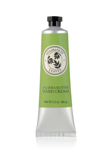 Elizabeth W Leaves Hand Cream with 7% Shea Butter, 3.3 oz